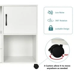 Costway File Cabinet Mobile Lateral Printer Stand With Storage Shelves White 9 Costway File Cabinet Mobile Lateral Printer Stand With Storage Shelves White -Boraam Industries Shop dc01d201014be4c3 5069 w800 h800 b1 p0