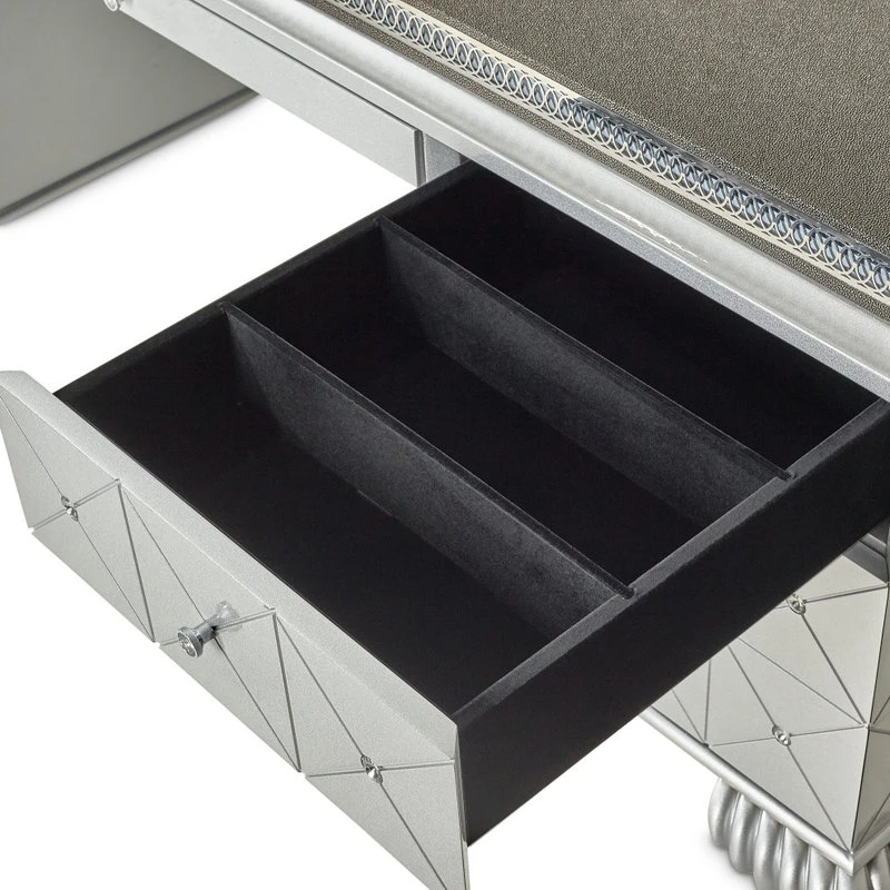 Michael Amini Hollywood Swank Desk, Caviar 14 Michael Amini Hollywood Swank Desk, Caviar - Image 12