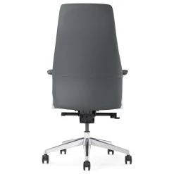 Zuri Furniture Burns Modern Adjustable Executive Chair Dark Grey Top Grain Leather -Boraam Industries Shop dec119160fb837a9 8215 w800 h800 b1 p0