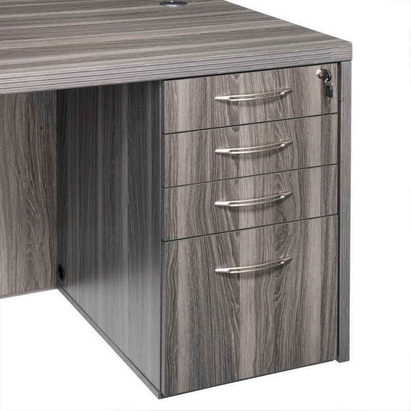 Safco Products Mayline Aberdeen Series Credenza Pedestal In Gray Finish APBBF20LGS 7 Safco Products Mayline Aberdeen Series Credenza Pedestal In Gray Finish APBBF20LGS - Image 5