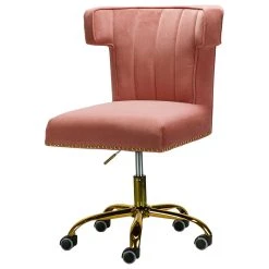 Karat Home Alla Task Chair, Pink