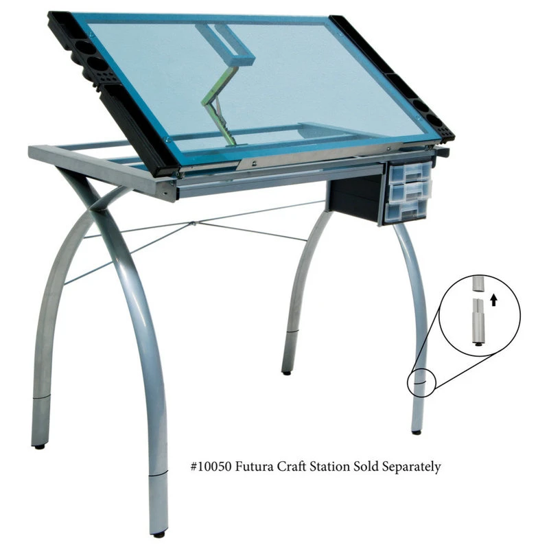 Studio Designs Futura Leg Extension, Silver 4 Studio Designs Futura Leg Extension, Silver - Image 2