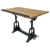 Rustic Deco Industrial Architect's Drafting Desk - Adjustable Cast Iron Base - Tilt Top -Boraam Industries Shop e2412fae00d54ec9 2059 w800 h800 b1 p0