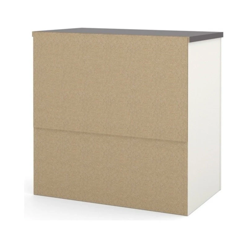 Bestar Connexion L-Shaped Workstation With Lateral File, Slate And Sandstone 5 Bestar Connexion L-Shaped Workstation With Lateral File, Slate And Sandstone - Image 3