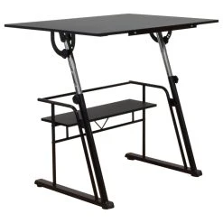 Studio Designs Zenith Drafting Table, Black -Boraam Industries Shop e4313fb207211f2e 4866 w800 h800 b1 p0