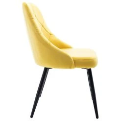 Decorn Set Of 2 Dining Chair, Plywood Frame & Golden Velvet Seat With Diamond Tufting -Boraam Industries Shop e4b1bc2a0193a352 9504 w800 h800 b1 p0