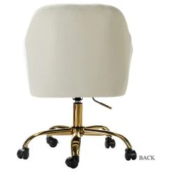 Karat Home Swivel Task Chair With Tufted Back, Ivory -Boraam Industries Shop e64174c2005923d2 1314 w800 h800 b1 p0