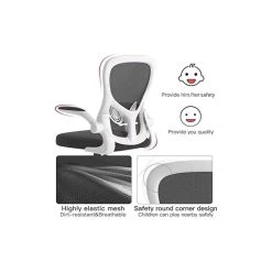 Imtinanz Office Chair, Ergonomic Desk Chair, White -Boraam Industries Shop e661a0ba019e7976 8094 w800 h800 b1 p0