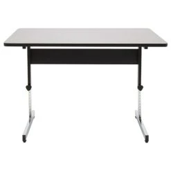 Offex Adapta Home Office Height Adjustable 48" Desk, Black/Spatter Gray -Boraam Industries Shop e72117b609c653f3 7759 w800 h800 b1 p0