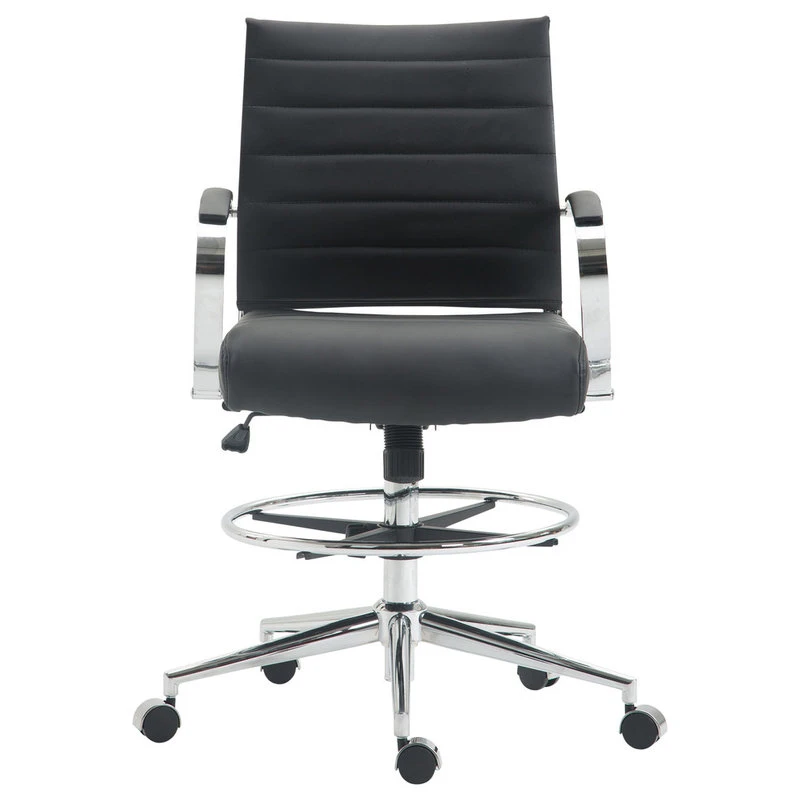 Poly & Bark Poly And Bark Tremaine Drafting Chair, Black 5 Poly & Bark Poly And Bark Tremaine Drafting Chair, Black - Image 3