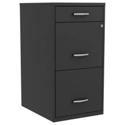 UrbanPro 18" Deep 3 Drawer Metal Organizer File Cabinet In Balck -Boraam Industries Shop e7b1d037039970a5 3961 w800 h800 b1 p0