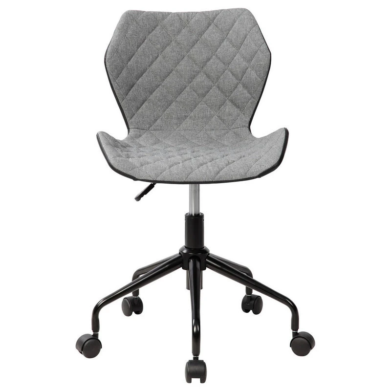 Rta Products- L Techni Mobili Deluxe Modern Office Armless Task Chair, Gray 4 Rta Products- L Techni Mobili Deluxe Modern Office Armless Task Chair, Gray - Image 2