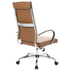 LeisureMod Benmar High-Back Mid Century Modern Leather Office Chair, Brown -Boraam Industries Shop e831b21b02cc73d9 3328 w800 h800 b1 p0