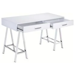 Acme Furniture Coleen Desk, White And Chrome 9 Acme Furniture Coleen Desk, White And Chrome -Boraam Industries Shop e8b18879094837a0 0449 w800 h800 b1 p0