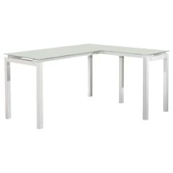 Ashley Furniture Industries Signature Design By Ashley Baraga L Shaped Desk In White