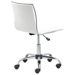 Btexpert Filipe Low-Back Armless Office Chair, White And Chrome -Boraam Industries Shop ea01f96008260c77 3826 w800 h800 b1 p0