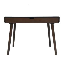 GDFStudio GDF Studio Rex Mid Century Rubberwood Writing Desk, Charcoal Gray/Medium Brown -Boraam Industries Shop ea111d9b01e66a6a 8450 w800 h800 b1 p0