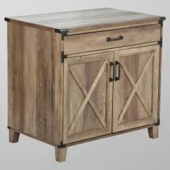 Saint Birch Cambridge Rustic Oak Laptop Credenza -Boraam Industries Shop ea81670a03438d0c 1942 w800 h800 b0 p0