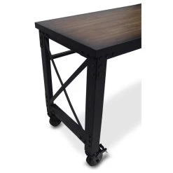 Duramax Rolling Industrial Desk With Wooden Top 72 Inches X 24 Inches -Boraam Industries Shop eac1a8110f061028 9893 w800 h800 b1 p0