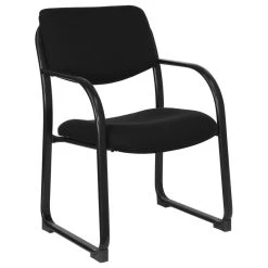 Flash Furniture Black Fabric Side Chair BT-508-BK-GG