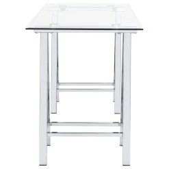 Office Star Products Middleton Desk With Clear Glass Top And Chrome Base -Boraam Industries Shop ed61aa0100ede2f3 2168 w800 h800 b1 p0