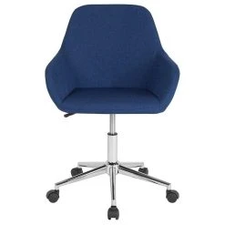 Flash Furniture Cortana Home And Office Mid-Back Chair, Blue Fabric -Boraam Industries Shop ee91c73103d2a15d 8125 w800 h800 b1 p0