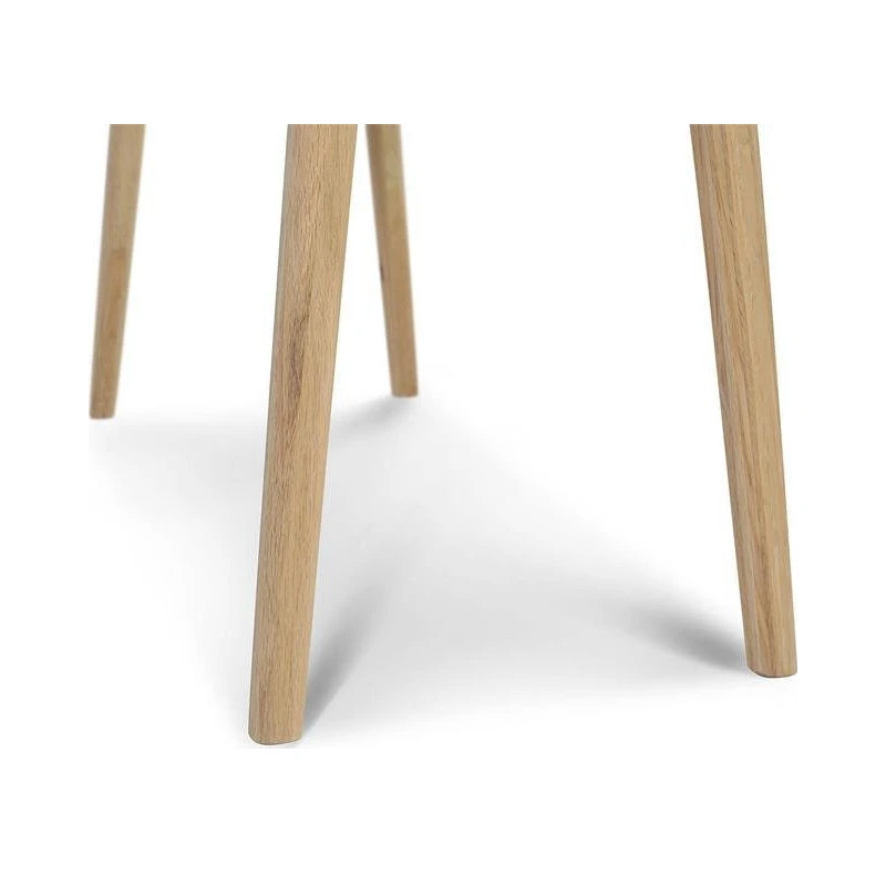 The Bianco Collection Viola 44" Rectangular Italian Carrara White Marble Writing Desk, Oak, 15" Wide 7 The Bianco Collection Viola 44" Rectangular Italian Carrara White Marble Writing Desk, Oak, 15" Wide - Image 5