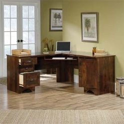 Sauder Harbor View Corner Traditional Wood Computer Desk In Curado Cherry 10 Sauder Harbor View Corner Traditional Wood Computer Desk In Curado Cherry -Boraam Industries Shop ef31cca00db0d0f3 1933 w800 h800 b0 p0