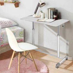 Costway Height Adjustable Computer Desk Sit To Stand Rolling Notebook Table -Boraam Industries Shop f01117ad0e6f0673 2683 w800 h800 b0 p0