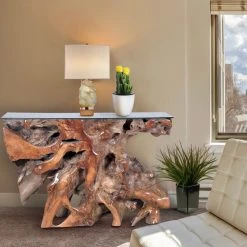 Chic Teak Inc. Teak Wood Root Console Table/Sofa Table With Glass Top, 48" 13 Chic Teak Inc. Teak Wood Root Console Table/Sofa Table With Glass Top, 48" -Boraam Industries Shop f1d1b6db0037bc10 7006 w800 h800 b0 p0