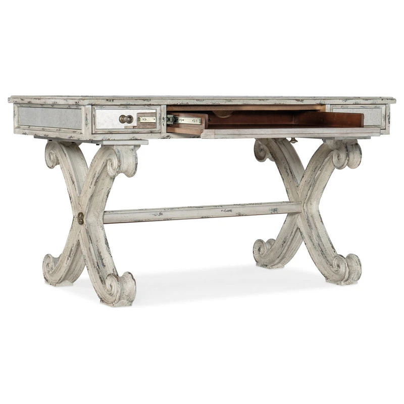 Hooker Furniture Mirrored Writing Desk 8 Hooker Furniture Mirrored Writing Desk - Image 6