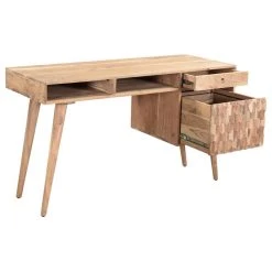M Mod-Arte Honeycomb Office Desk With File Cabinet, Natural -Boraam Industries Shop f221914400380ebf 6529 w800 h800 b1 p0