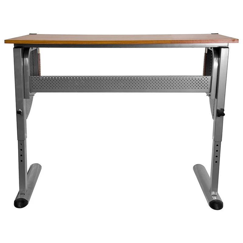 Flash Furniture Adjustable Drawing And Drafting Table With Pewter Frame 4 Flash Furniture Adjustable Drawing And Drafting Table With Pewter Frame - Image 2