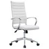 Homedotdot Ergonomic High Back Swivel Boss Ribbed PU Leather Office Chair Modern, White -Boraam Industries Shop f311df0d0c255c80 1068 w800 h800 b1 p0