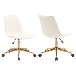 Plata Import LLC Slope Leather Swivel Office Chair, White 8 Plata Import LLC Slope Leather Swivel Office Chair, White -Boraam Industries Shop f3c110dd00918af5 5509 w800 h800 b1 p0