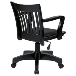 Office Star Products Deluxe Wood Banker's Chair With Vinyl Padded Seat, Black 9 Office Star Products Deluxe Wood Banker's Chair With Vinyl Padded Seat, Black -Boraam Industries Shop f3d19d0a06d0c123 5420 w800 h800 b1 p0