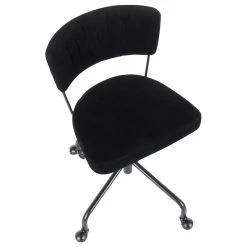Lumisource Tania Task Chair, Black Metal, Black Velvet -Boraam Industries Shop f4e145810d892017 5747 w800 h800 b1 p0
