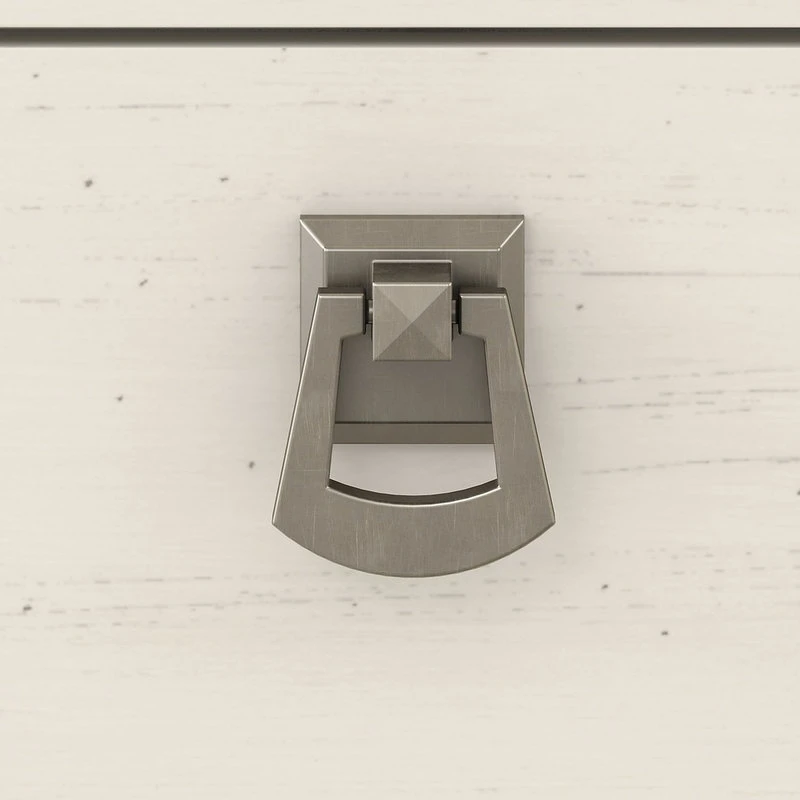 Bush Industries 60" Bush Furniture Salinas L Shaped Desk With Hutch, Antique White 5 Bush Industries 60" Bush Furniture Salinas L Shaped Desk With Hutch, Antique White - Image 3