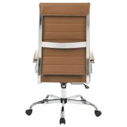 LeisureMod Benmar High-Back Mid Century Modern Leather Office Chair, Brown -Boraam Industries Shop f521929c02cc73db 3328 w800 h800 b1 p0