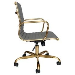 Leisuremod Harris Office Chair With Gold Frame 9 Leisuremod Harris Office Chair With Gold Frame -Boraam Industries Shop f551254b0214d175 9174 w800 h800 b1 p0