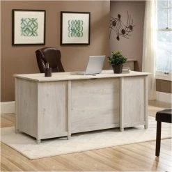 Sauder Edge Water Executive Desk In Chalked Chestnut 10 Sauder Edge Water Executive Desk In Chalked Chestnut -Boraam Industries Shop f591b1a20d69fad9 3563 w800 h800 b0 p0