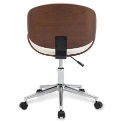 Belleze Modern Adjustable Swivel Desk Chair, White -Boraam Industries Shop f691ffad0b64d255 4119 w800 h800 b1 p0