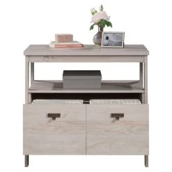 Sauder Trestle Engineered Wood Lateral File Cabinet In Chalked Chestnut Finish -Boraam Industries Shop f6f17c6501286f07 3803 w800 h800 b1 p0