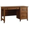 Sauder Carson Forge Engineered Wood Computer Desk In Washington Cherry