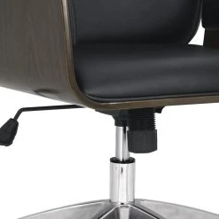 GDFStudio Byron Mid-Century Modern Swivel Office Chair, Black/Gray/Silver -Boraam Industries Shop f8a103190f9079df 9250 w800 h800 b0 p0