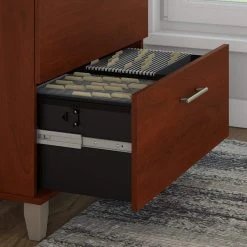 Decorn Transitional File Cabinet, Interlocking Drawers & Chrome Handles, Hansen Cherry -Boraam Industries Shop f8c13269010dd743 2317 w800 h800 b0 p0
