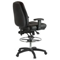 Harwick Furniture Harwick Premium Leather Drafting Chair With Arms -Boraam Industries Shop fa014bed0b58b663 5841 w800 h800 b1 p0