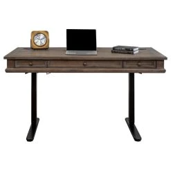 Martin Furniture Carson Sit/Stand Height Adjustable Desk In Weathered Dove -Boraam Industries Shop fac1a53c0c1937bd 9364 w800 h800 b1 p0