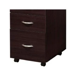 Simple Relax Wooden Cabinet With 3 Drawers, Espresso -Boraam Industries Shop fb116d4701840eac 9831 w800 h800 b1 p0