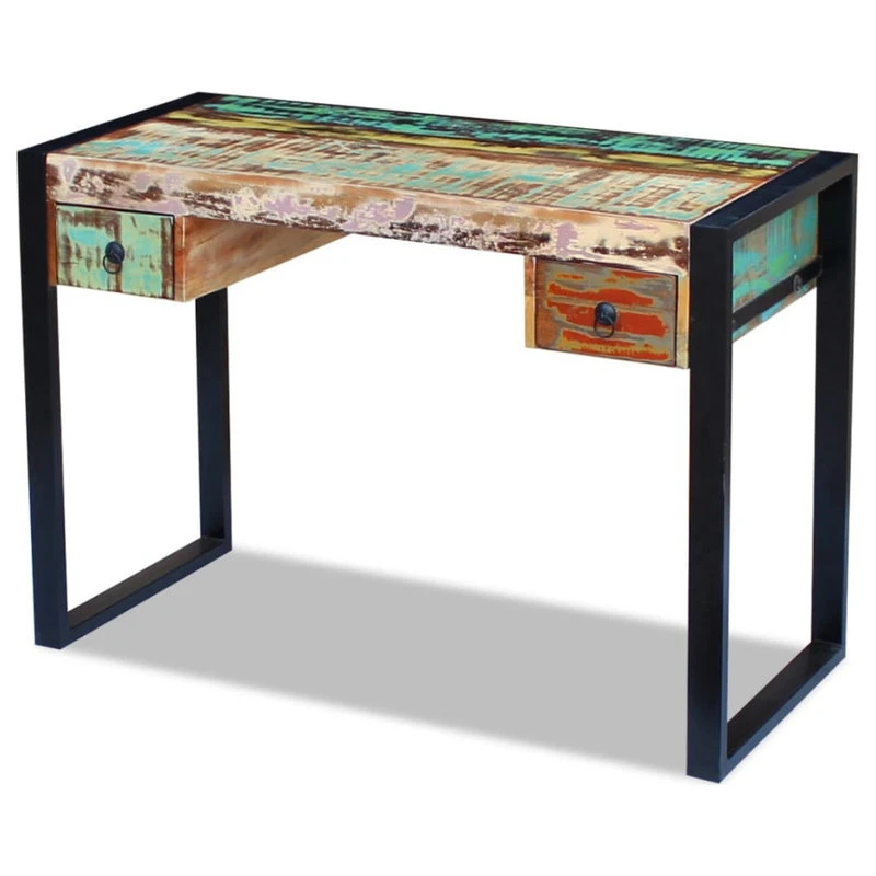 Vida XL International B.V. VidaXL Desk Solid Reclaimed Wood Workstation Computer Desk Home Office Table 10 Vida XL International B.V. VidaXL Desk Solid Reclaimed Wood Workstation Computer Desk Home Office Table - Image 8